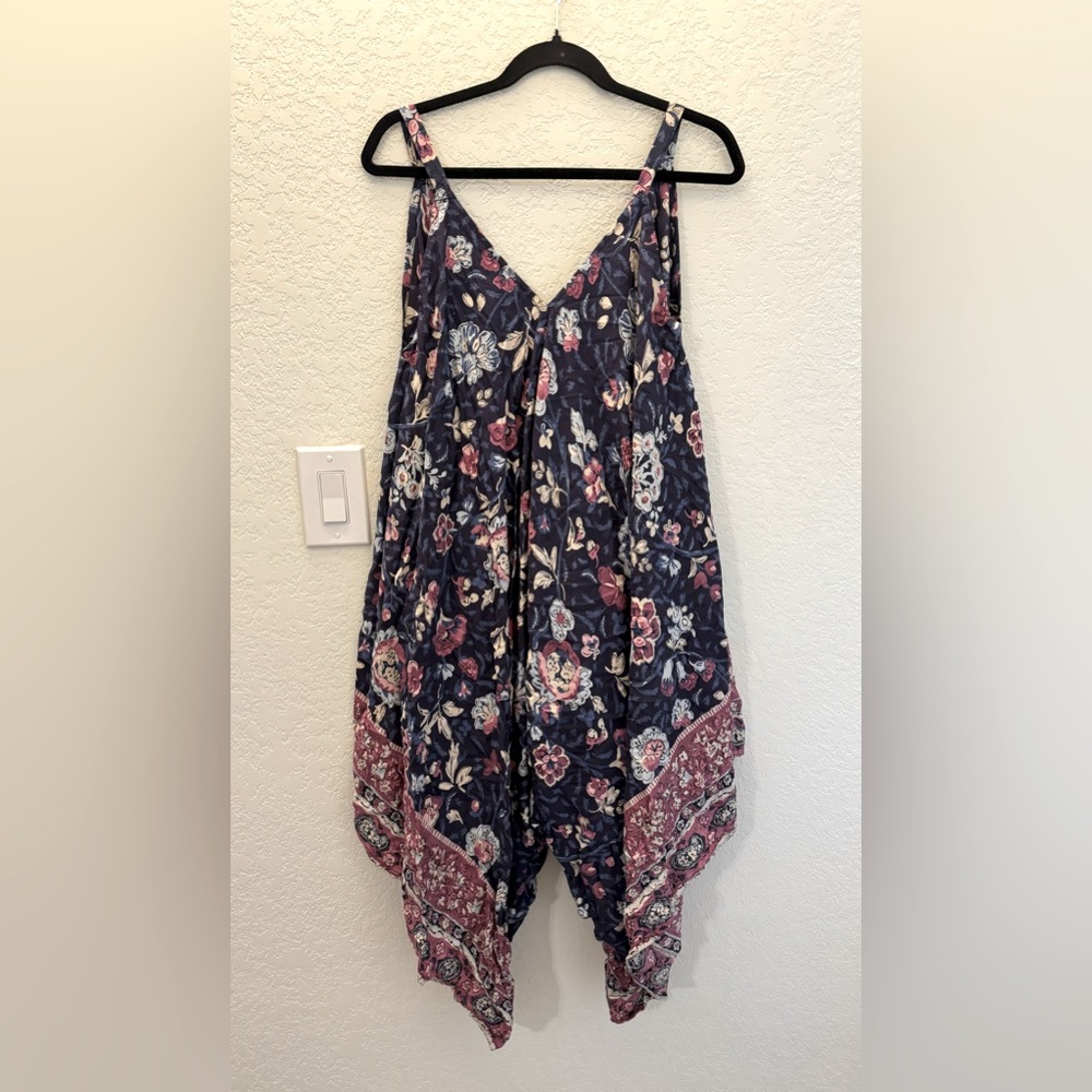 Boho Flowy Floral Romper